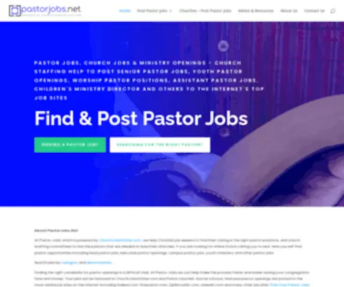 Pastorjobs.net(Pastor Jobs) Screenshot