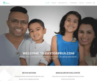 Pastorpriji.com(Pastor Priji Varghese) Screenshot