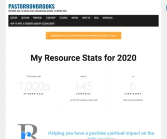 Pastorronbrooks.com(Home) Screenshot