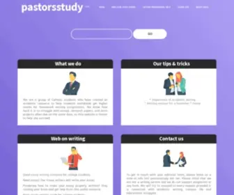 Pastorsstudy.net(Writing case study projects) Screenshot