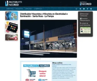 Pastorutti.com(Pastorutti Materiales Eléctricos) Screenshot