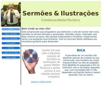 Pastorwalterpacheco.com.br(Sermões & ILustrações) Screenshot