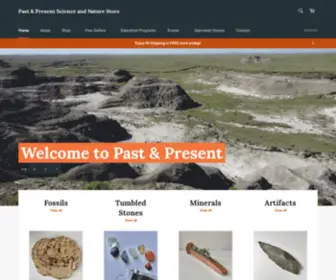 Pastpres.com(Past & Present Science and Nature Store) Screenshot