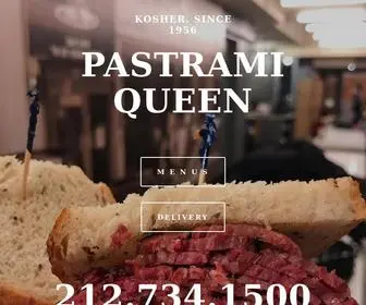 Pastramiqueen.com(Since 1956) Screenshot