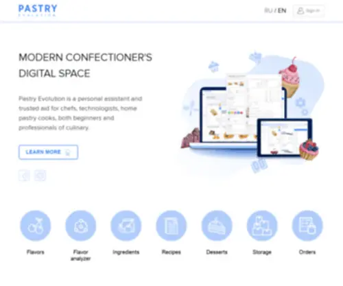 Pastryevolution.com(Pastryevolution) Screenshot
