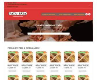 Pata-Pata.com.ar(PATA-PATA Patas Flambeadas) Screenshot