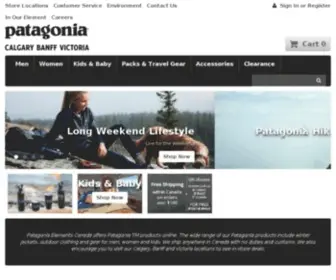 Patagoniaelements.ca(Patagonia Elements Online Store) Screenshot