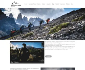 Patagoniamtbtrails.com(Mountain bike adventures Patagonia Chile) Screenshot