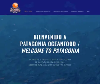 Patagoniaoceanfood.com(TINY OCEAN) Screenshot