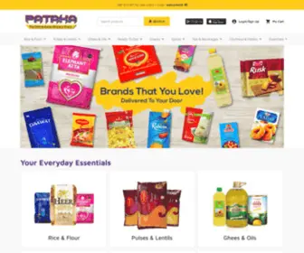 Patakafoods.co.uk(Pataka The Asian Online Grocery Store) Screenshot