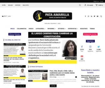 Patamarilla.com(PATA AMARILLA: Análisis democrático de Política) Screenshot