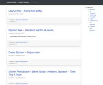 Patara.it(Cesare's blog) Screenshot
