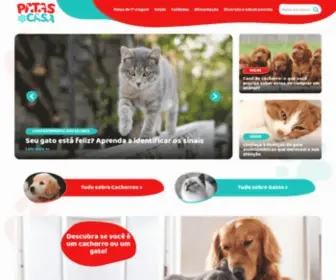 Patasdacasa.com.br(Patas da Casa) Screenshot