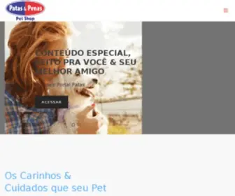 Patasepenas.com.br(Patasepenas) Screenshot