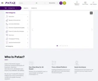 Pataz.com(Pataz is the leading online b2b marketplace) Screenshot