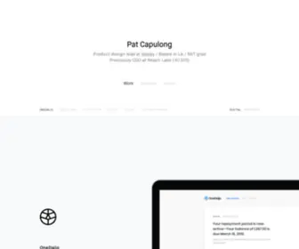 Patcapulong.com(Product Designer) Screenshot