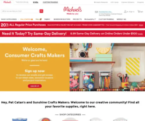 Patcatans.com(Welcome Consumer Crafts) Screenshot