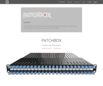 Patchbox.com(PATCHBOX cabling solution) Screenshot