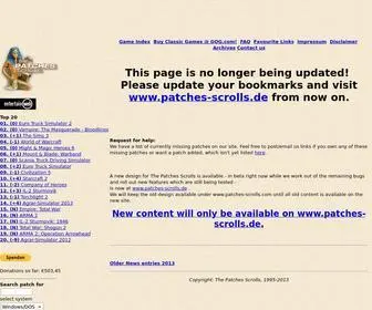 Patches-Scrolls.com(The Patches Scrolls) Screenshot