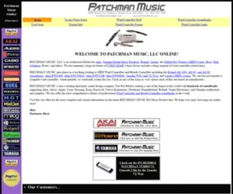 Patchmanmusic.com(Patchman Music) Screenshot