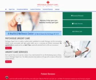 Patchogueurgentcare.com(Patchogue Urgent Care) Screenshot