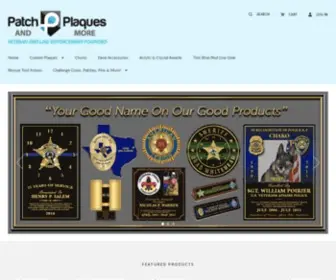 Patchplaques.com(Shop Wood & Acrylic Wall Plaques and get low Shipping rates and Free Setup on your Custom Plaque) Screenshot