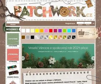 Patchworkcz.cz(Krásná látka od MODA Fabrics) Screenshot