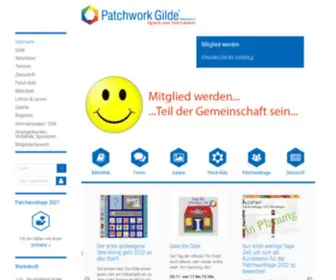 Patchworkgilde.de(Patchwork Gilde Deutschland e.V) Screenshot