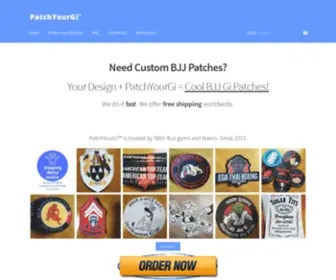 Patchyourgi.net(BJJ Patches) Screenshot