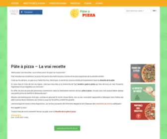 Pate-A-Pizza.com(Pâte à pizza) Screenshot