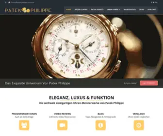 Patek-Philippe-Uhren.de(Einzigartige Uhren) Screenshot