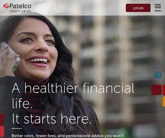 Patelco.org(Northern California's credit union) Screenshot