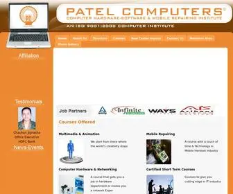 Patelcomputers.in(Patel Computers Education Systems Pvt) Screenshot