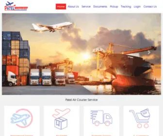 Patelexpress.in(Patel Air Freight Express) Screenshot
