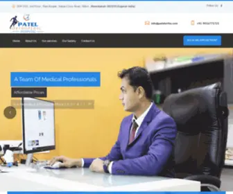 Patelorthopedichospital.com(Patel orthopedic) Screenshot