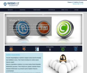 Patent17.com(Marka Tescil) Screenshot