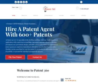 Patent360.us(Patent 360 patent 360 llc. is an intellectual property (ip)) Screenshot