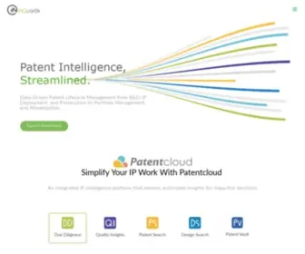 Patentcloud.com(InQuartik) Screenshot