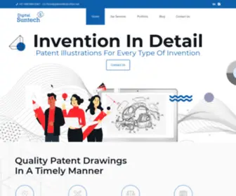 Patentillustration.net(Patent Drawings) Screenshot