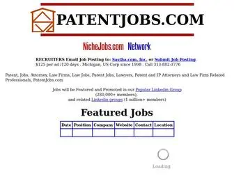 Patentjobs.com(Firm Jobs) Screenshot