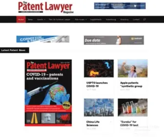 Patentlawyermagazine.com(Patent Lawyer Magazine) Screenshot