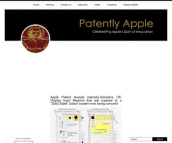 Patentlyapple.com(Patently Apple) Screenshot