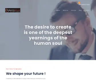 Patentomark.com(Patent attorney in Kerala) Screenshot