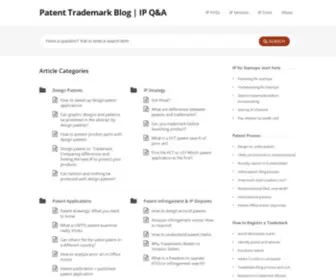 Patenttrademarkblog.com(Patent Trademark Blog) Screenshot