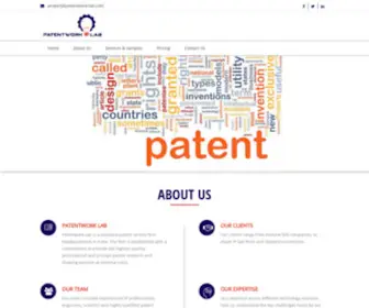 Patentwork-Lab.com(Patentwork Lab) Screenshot