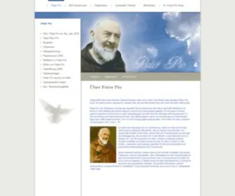 Pater-Pio.de(Padre Pio Shop) Screenshot