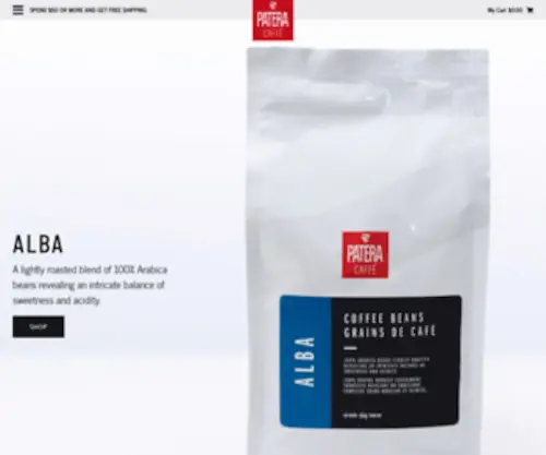 Patera.ca(Patera Caffé) Screenshot