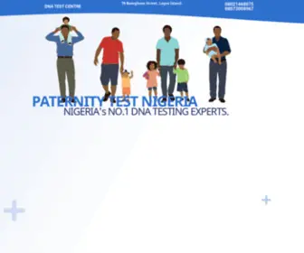 Paternitytestnigeria.com(Do a DNA Test in Nigeria to find out if you are the real Father of the child) Screenshot