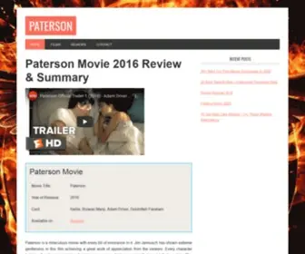 Paterson-Movie.com(Paterson is A Drama Movie Relased on 2016. The Movie) Screenshot