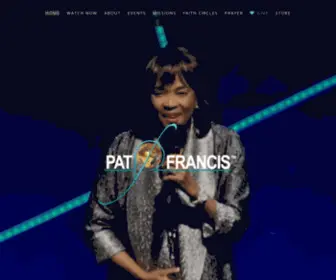 Patfrancis.org(Our mission) Screenshot